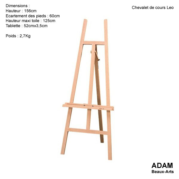 chevalet peinture dimensions
