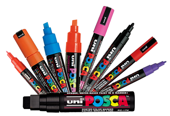 Graffiti Marqueur acrylique 3 en 1 Jumbo Paint Markers 15 mm Marqueur moyen  pour stylos acryliques et marqueurs permanents : : Loisirs  créatifs